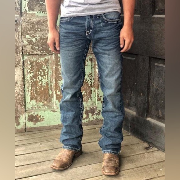 Ariat Men's M7 Rocker Stretch Coltrane Stackable Straight Leg Jean - Picture 5 of 7